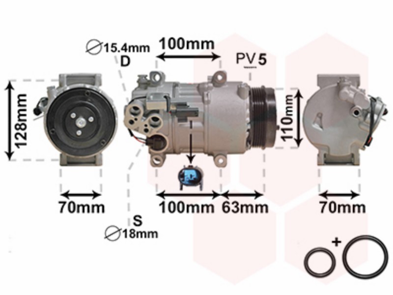 Air conditioning compressor