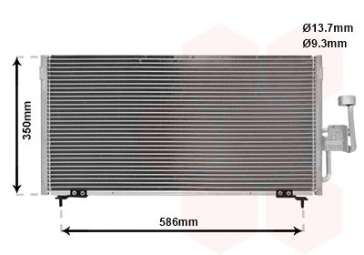 VAN WEZEL 32005106 / Condensatore, Climatizzatore