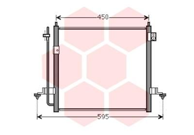 VAN WEZEL 32005239 / Condensatore, Climatizzatore