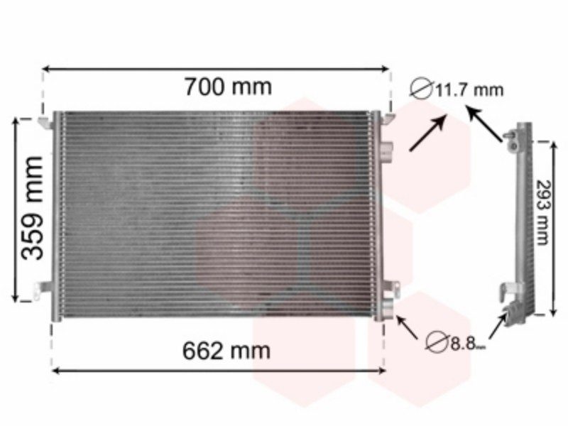 Condenser without dryer