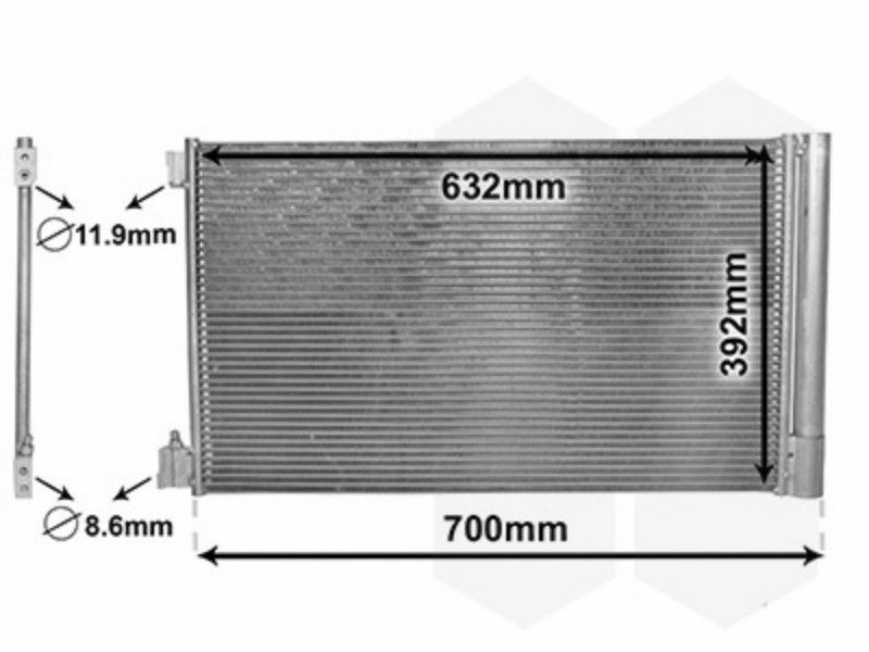 Condenser with dryer