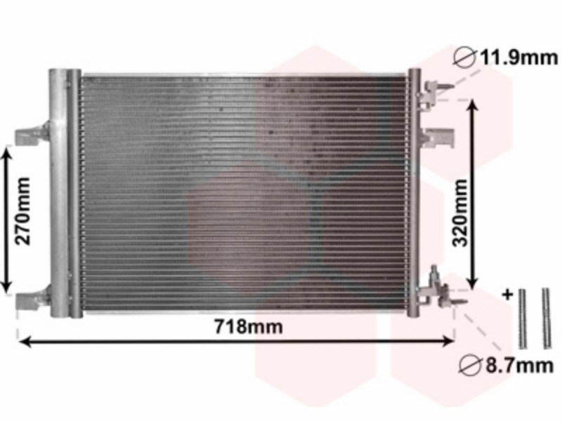 VWZ condenser with drier