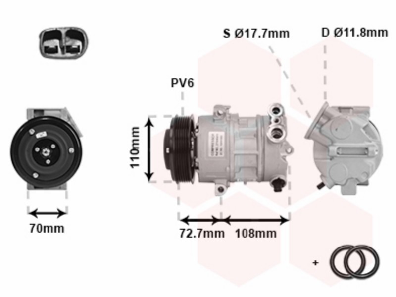 Air conditioning compressor