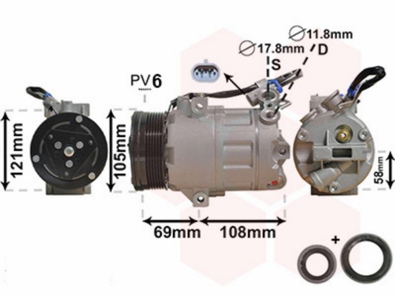 Air conditioning compressor