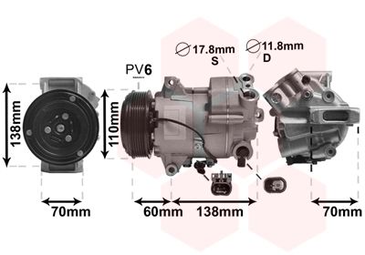 Air conditioning compressor