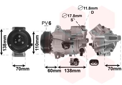 Air conditioning compressor