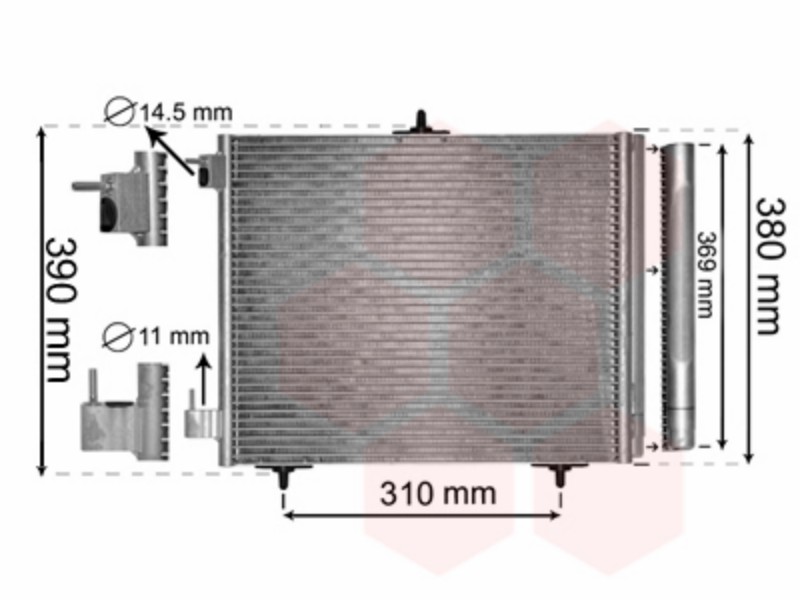 Condenser with dryer