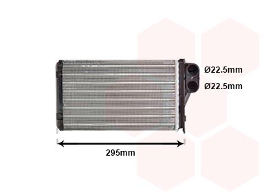 VAN WEZEL 40006240 / Scambiatore calore, Riscaldamento abitacolo