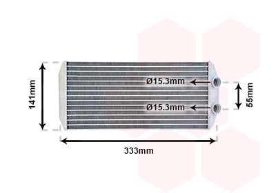 VAN WEZEL 40006312 / Scambiatore calore, Riscaldamento abitacolo