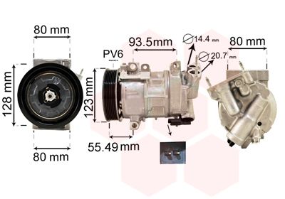 Air conditioning compressor