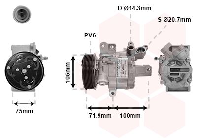 Air conditioning compressor