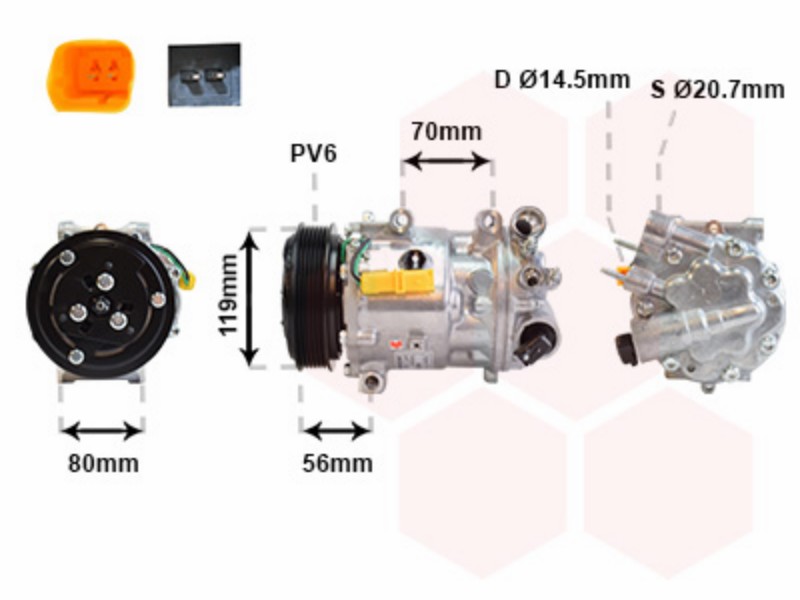 Air conditioning compressor