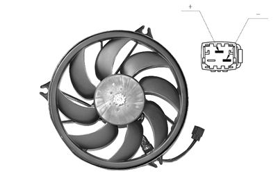 VAN WEZEL 4028747 / Ventola, Raffreddamento motore