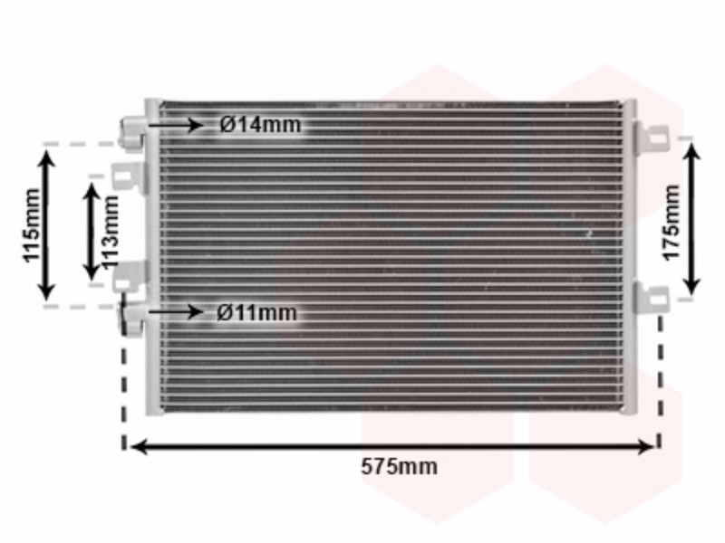 VWZ condenser without drier
