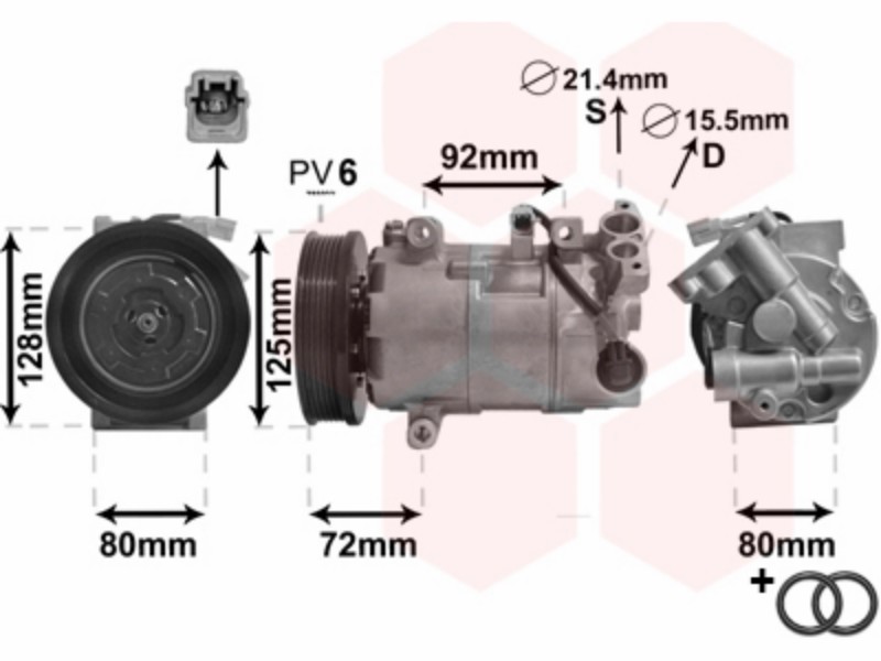 Air conditioning compressor