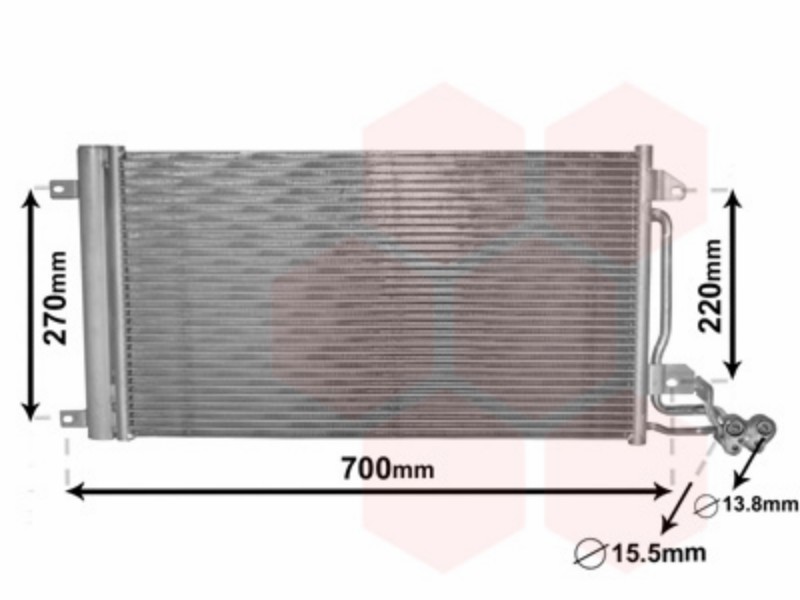 Condenser with dryer