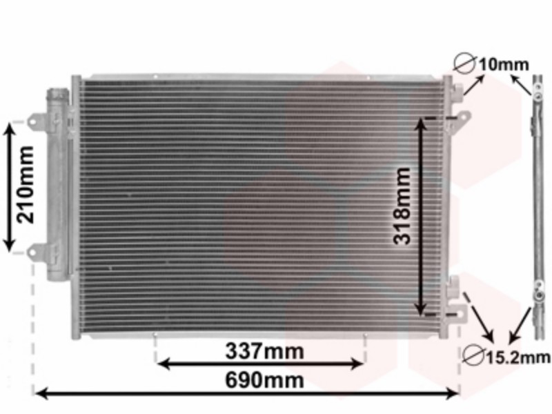 VWZ condenser with drier