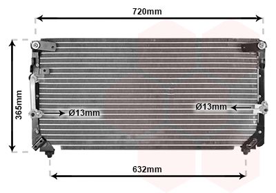 VAN WEZEL 53005006 / Condensatore, Climatizzatore