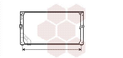 VAN WEZEL 53005166 / Condensatore, Climatizzatore