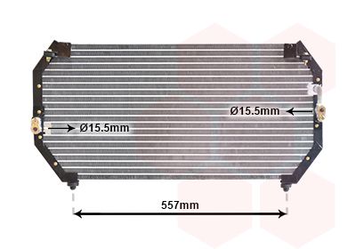 VAN WEZEL 53005202 / Condensatore, Climatizzatore