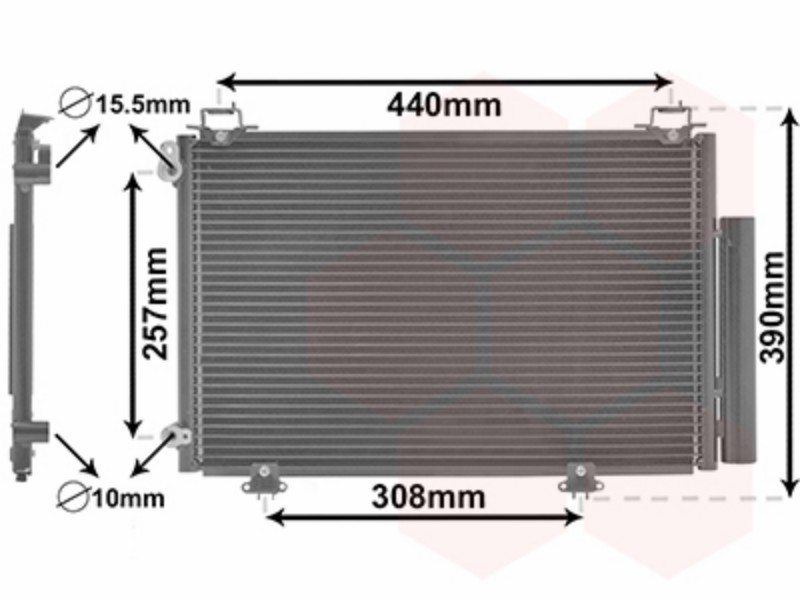 VWZ condenser with drier