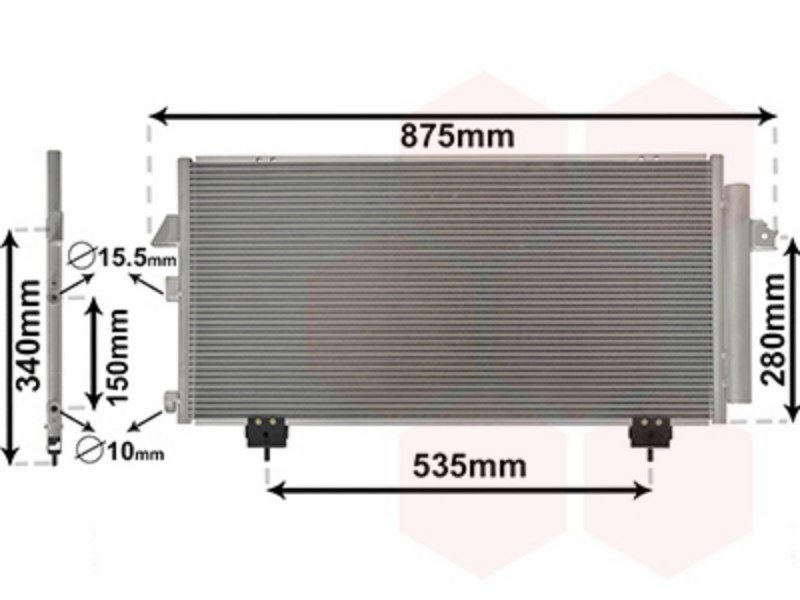 VWZ condenser with drier