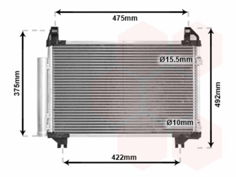 Vwz condensor with drier