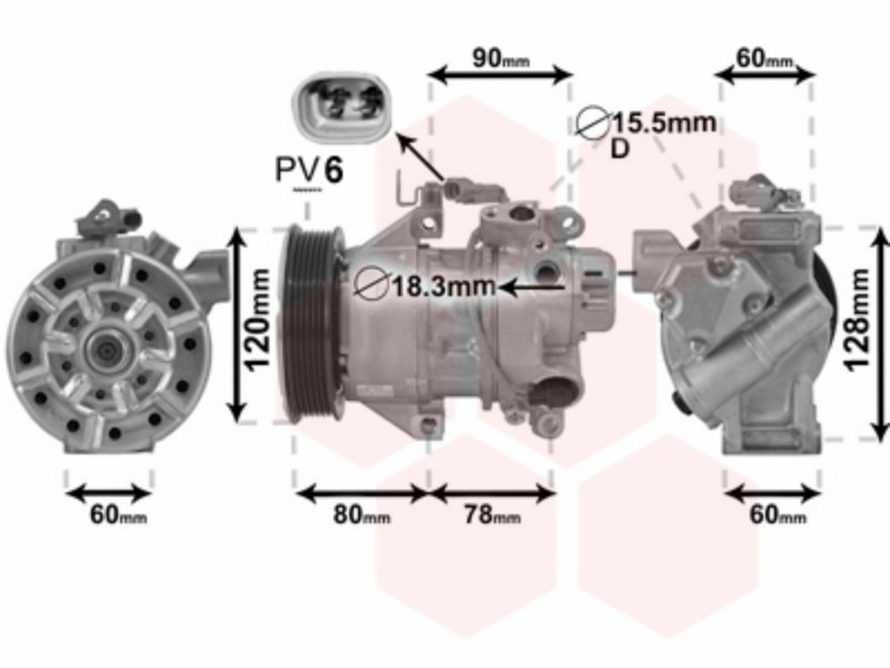 Air conditioning compressor