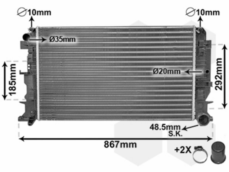 VWZ radiator