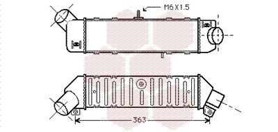 VAN WEZEL 58004162 / Intercooler