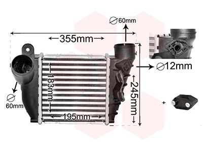 Van wezel 58004200 / intercooler *** ir plus ***