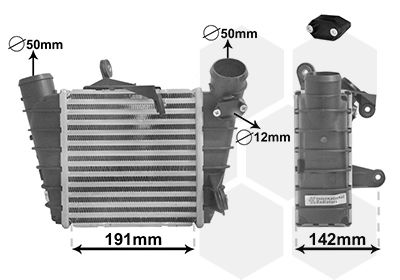 Van wezel 58004213 / intercooler *** ir plus ***