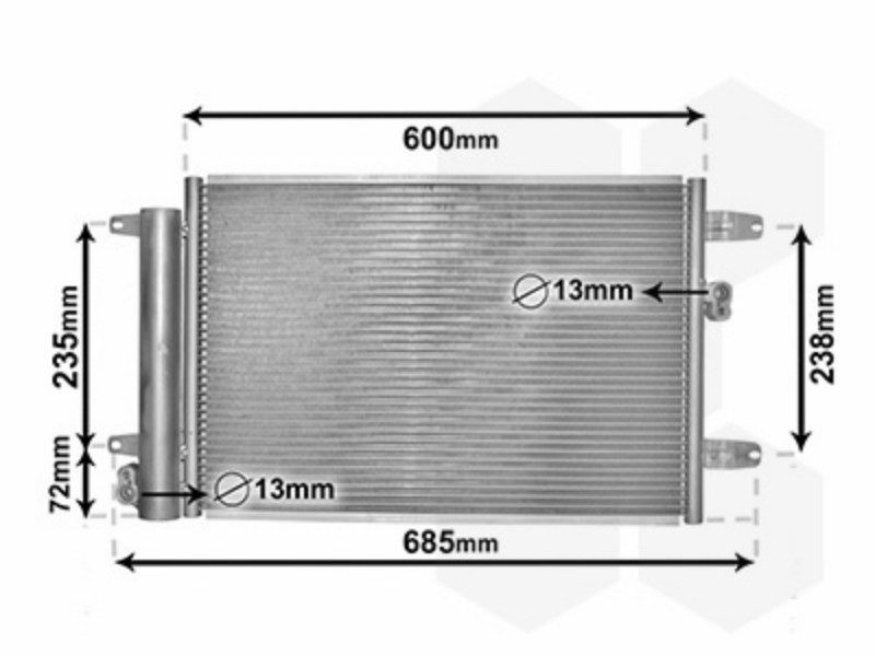 VWZ condenser with drier