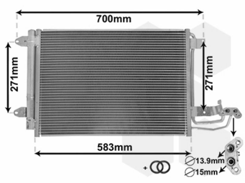 VWZ condenser with drier