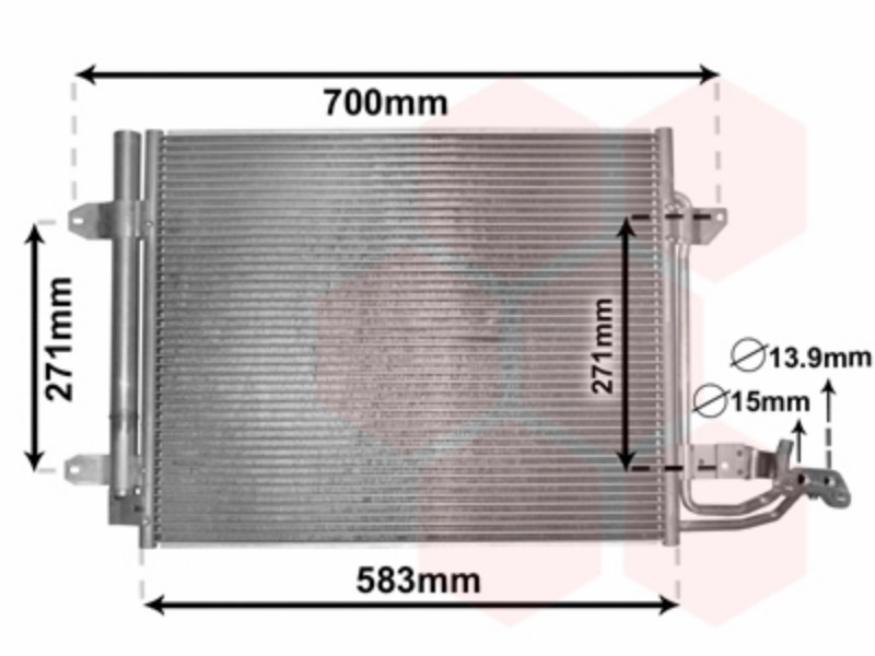 Condenser with dryer