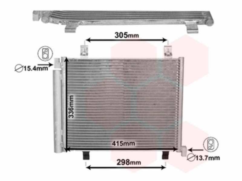 VWZ condenser with drier