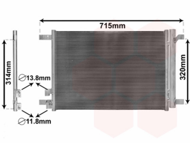 VWZ condenser with drier