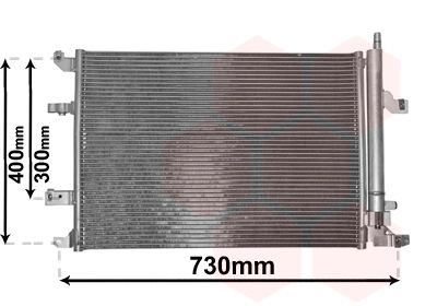 VAN WEZEL 59005138 / Condensatore, Climatizzatore