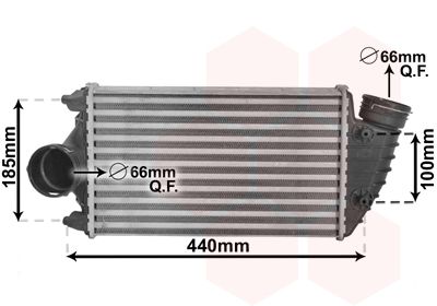 VAN WEZEL 74004068 / Intercooler