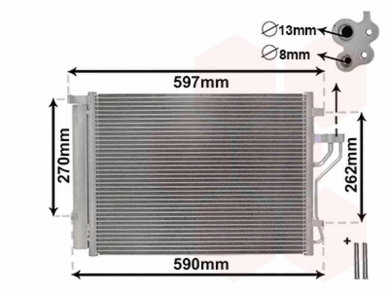 VWZ condenser with drier