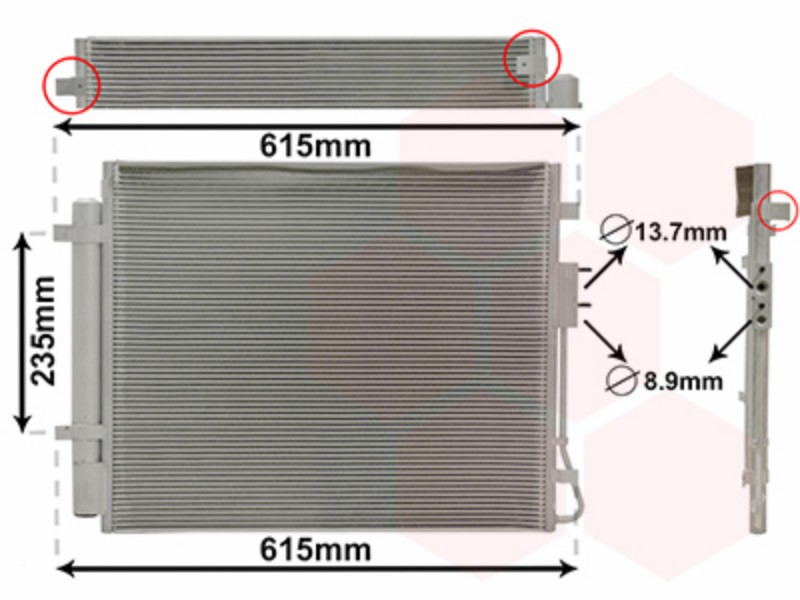 VWZ condenser with drier