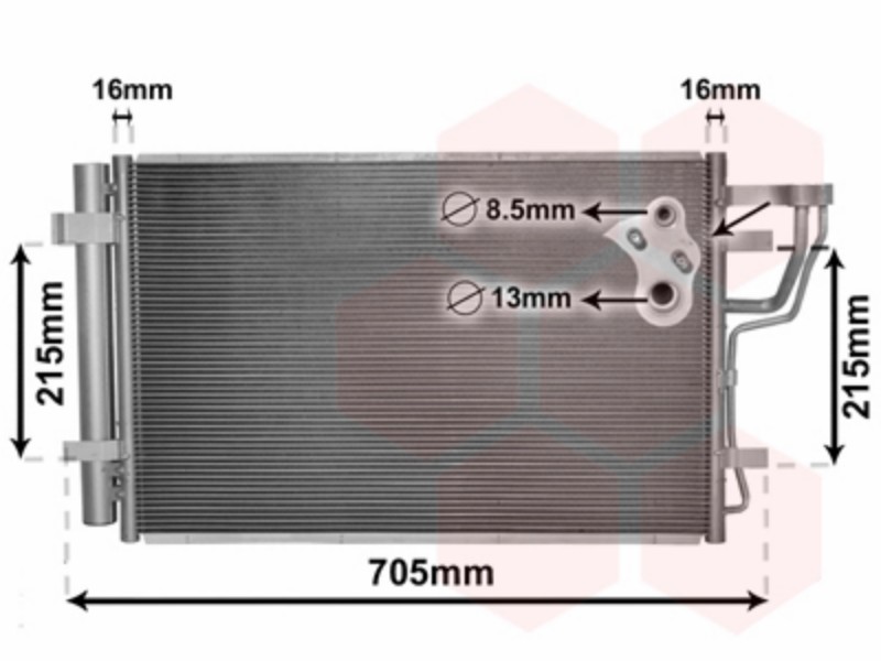 VWZ condenser with drier