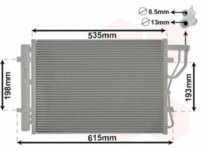 VWZ condenser with drier