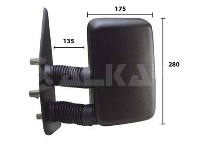 ALKAR 9252961 / Specchio retrovisore esterno