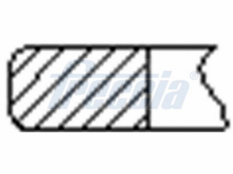 Freccia segmenti BMW std D84.5 1 cyl.