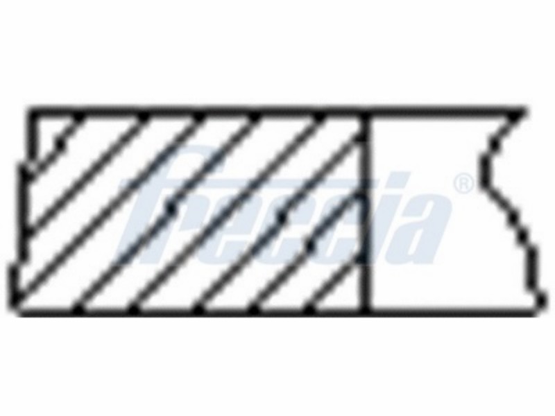 Freccia segmenti Fiat std D70 1 cyl.