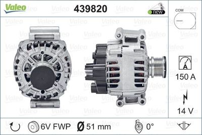 Valeo 439820 / alternatore valeo origins new