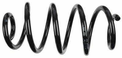 Coil spring car