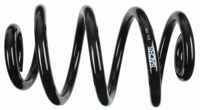 Coil spring car