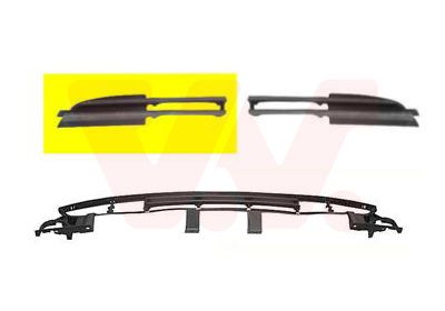 VAN WEZEL 0649592 / Griglia di ventilazione, Paraurti ** Equipart **